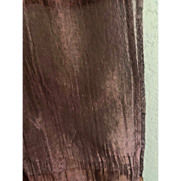 Wayne Kleski Organza Flapper Glass Bead Fringe Sequined Scarf Vintage Designer - Picture 3 of 9